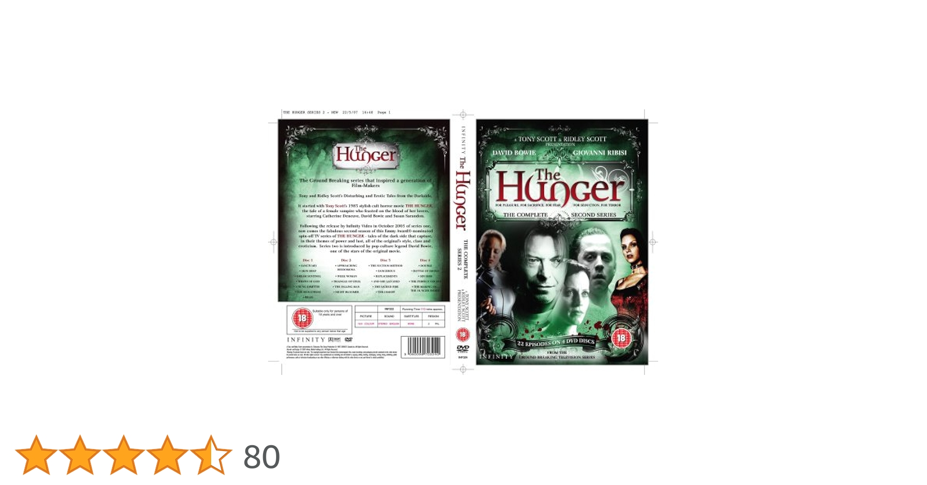 The Hunger: Series 2 [DVD]: Amazon.co.uk: David Bowie